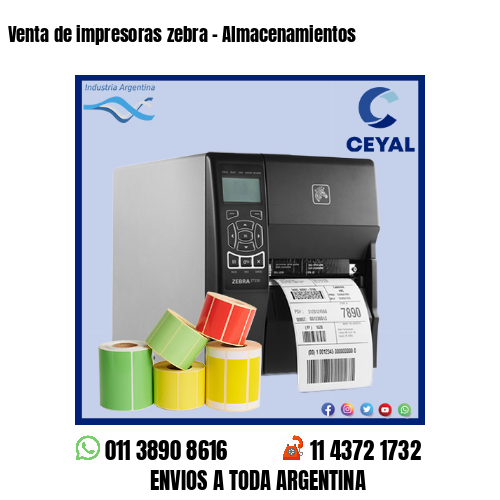Venta de impresoras zebra – Almacenamientos