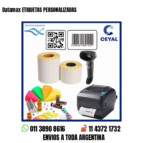 Datamax ETIQUETAS PERSONALIZADAS