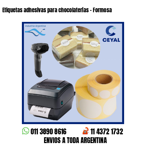 Etiquetas adhesivas para chocolaterías – Formosa