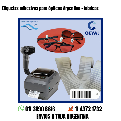 Etiquetas adhesivas para ópticas Argentina – fabricas