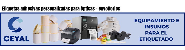 Etiquetas adhesivas personalizadas para ópticas - envoltorios