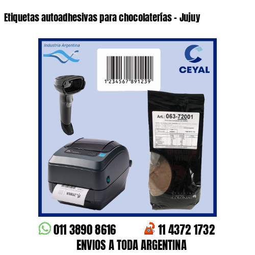 Etiquetas autoadhesivas para chocolaterías – Jujuy