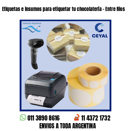 Etiquetas e insumos para etiquetar tu chocolatería – Entre Rios