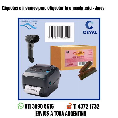 Etiquetas e insumos para etiquetar tu chocolatería – Jujuy