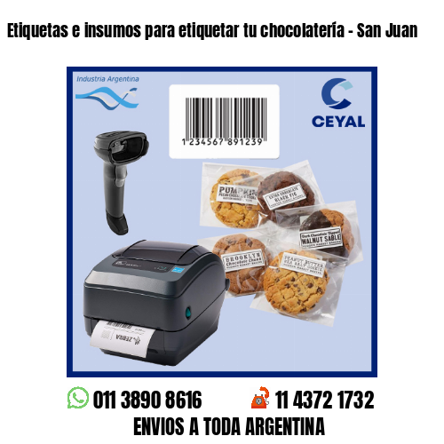 Etiquetas e insumos para etiquetar tu chocolatería – San Juan