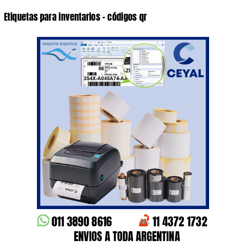 Etiquetas para inventarios – códigos qr
