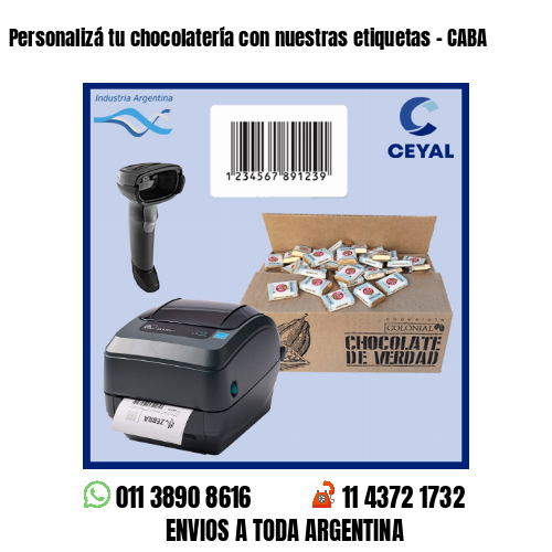 Personalizá tu chocolatería con nuestras etiquetas – CABA