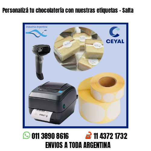 Personalizá tu chocolatería con nuestras etiquetas – Salta