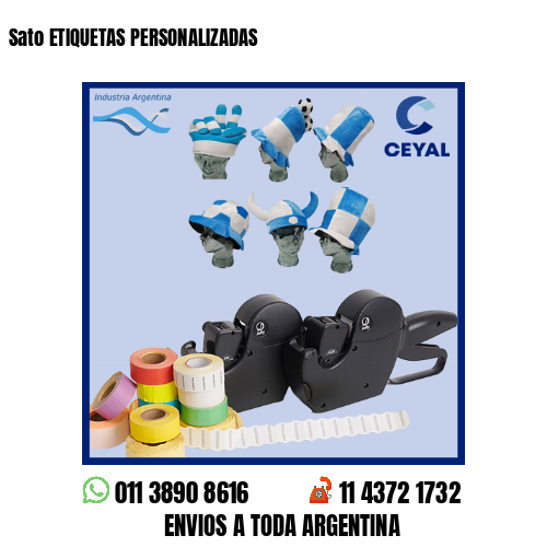 Sato ETIQUETAS PERSONALIZADAS