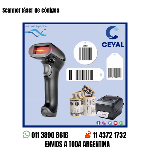 Scanner láser de códigos