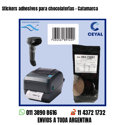 Stickers adhesivos para chocolaterías – Catamarca