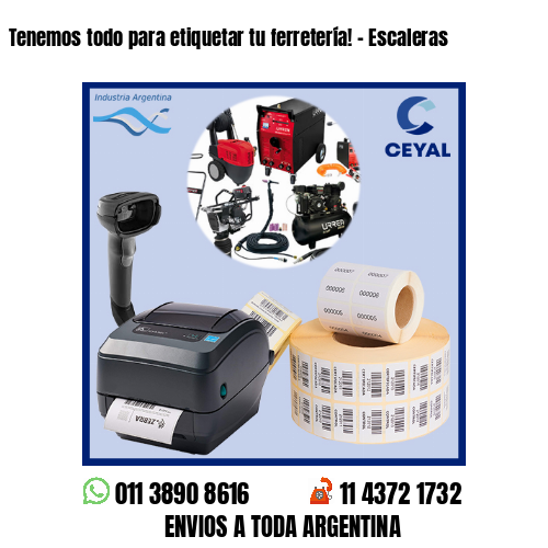 Tenemos todo para etiquetar tu ferretería! – Escaleras