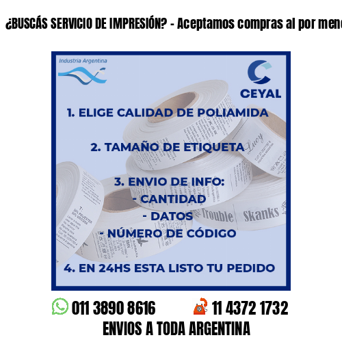 ¿BUSCÁS SERVICIO DE IMPRESIÓN? – Aceptamos compras al por menor y mayor