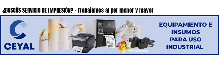 ¿BUSCÁS SERVICIO DE IMPRESIÓN? - Trabajamos al por menor y mayor