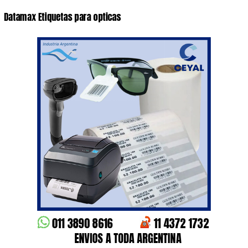 Datamax Etiquetas para opticas