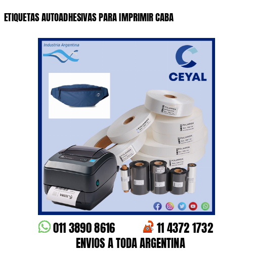 ETIQUETAS AUTOADHESIVAS PARA IMPRIMIR CABA