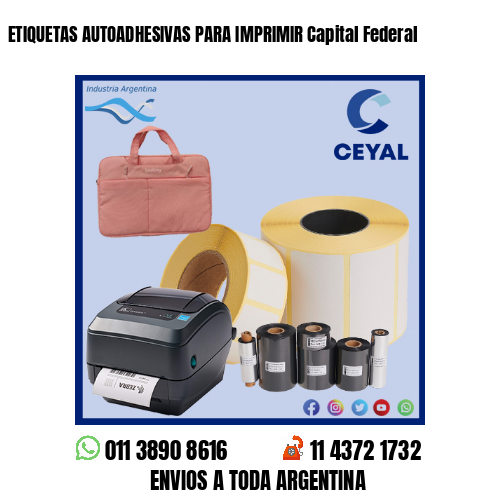ETIQUETAS AUTOADHESIVAS PARA IMPRIMIR Capital Federal