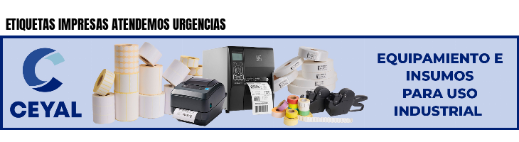 ETIQUETAS IMPRESAS ATENDEMOS URGENCIAS