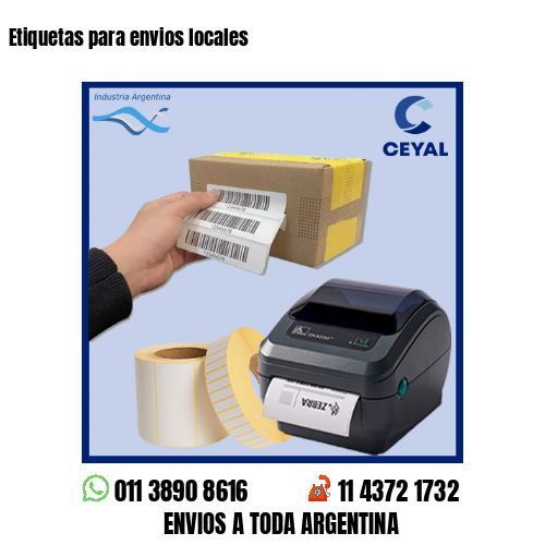 Etiquetas para envios locales