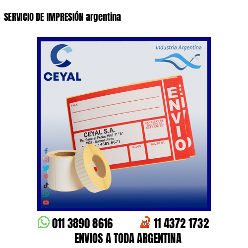 SERVICIO DE IMPRESIÓN argentina