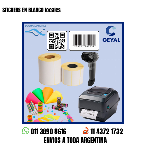 STICKERS EN BLANCO locales