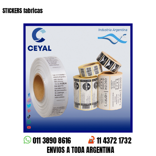 STICKERS fabricas