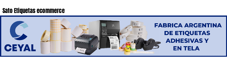 Sato Etiquetas ecommerce
