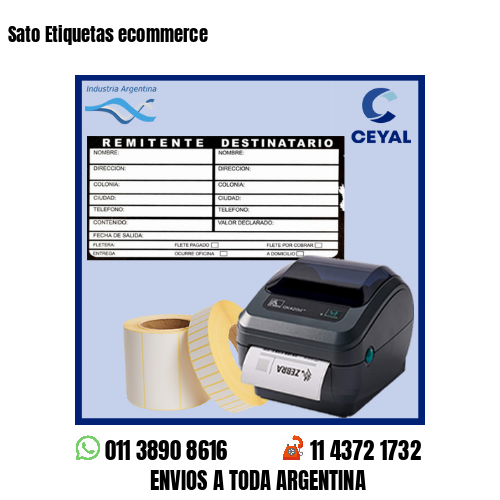 Sato Etiquetas ecommerce