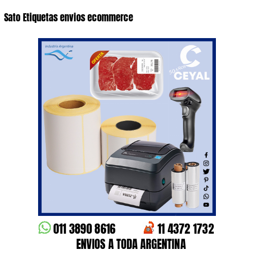 Sato Etiquetas envios ecommerce