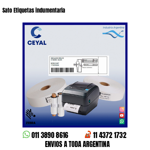 Sato Etiquetas indumentaria