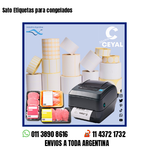 Sato Etiquetas para congelados