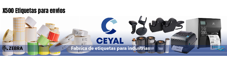 X500 Etiquetas para envios