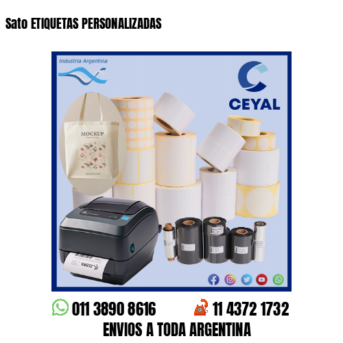 Sato ETIQUETAS PERSONALIZADAS