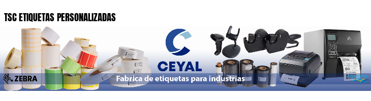 TSC ETIQUETAS PERSONALIZADAS