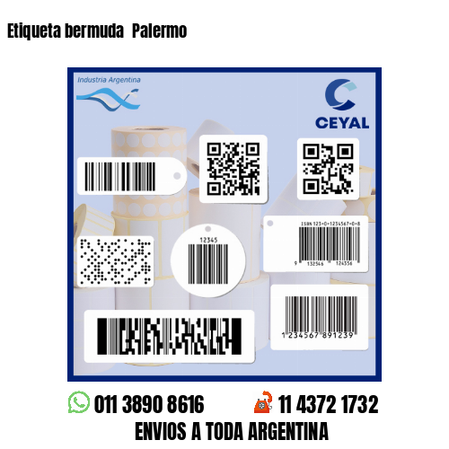 Etiqueta bermuda Palermo