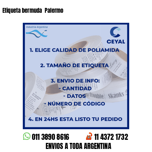Etiqueta bermuda  Palermo