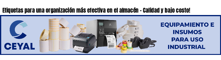 Etiquetas para una organización más efectiva en el almacén - Calidad y bajo costo!