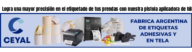 Logra una mayor precisión en el etiquetado de tus prendas con nuestra pistola aplicadora de hilos- Argentina