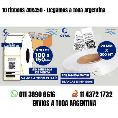 10 ribbons 40x450 - Llegamos a toda Argentina