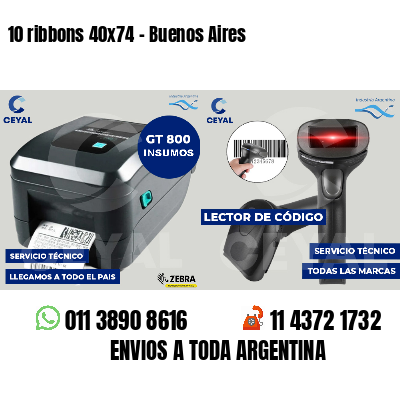 10 ribbons 40x74 - Buenos Aires