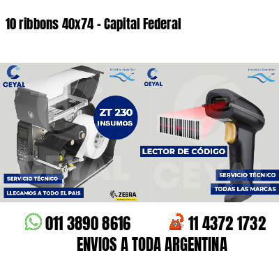 10 ribbons 40x74 - Capital Federal