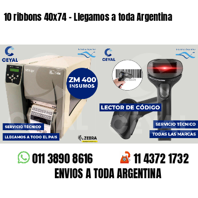 10 ribbons 40x74 - Llegamos a toda Argentina