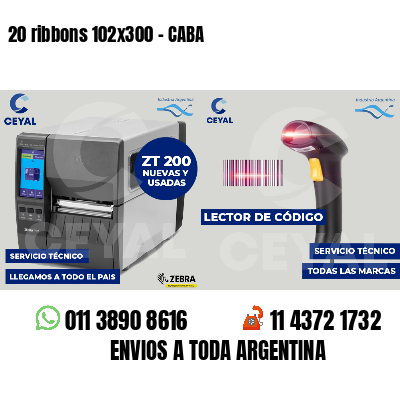 20 ribbons 102x300 - CABA