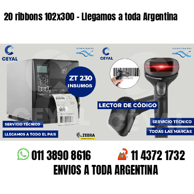 20 ribbons 102x300 - Llegamos a toda Argentina