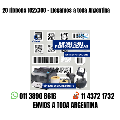 20 ribbons 102x300 - Llegamos a toda Argentina