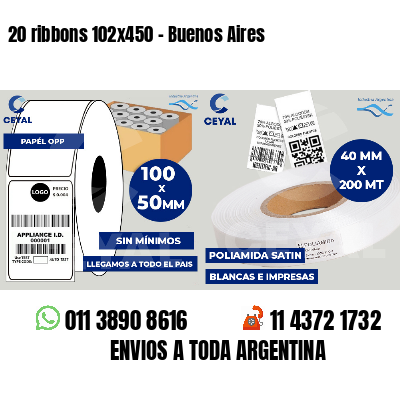 20 ribbons 102x450 - Buenos Aires