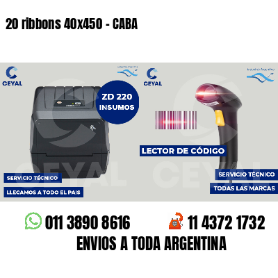 20 ribbons 40x450 - CABA