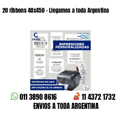 20 ribbons 40x450 - Llegamos a toda Argentina