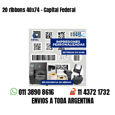 20 ribbons 40x74 - Capital Federal