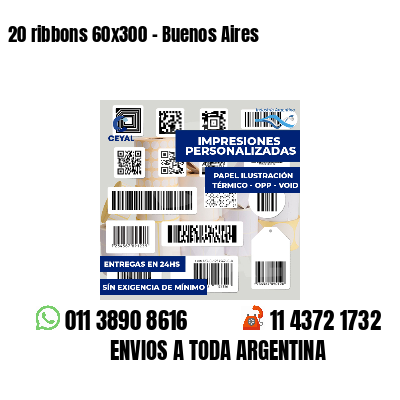 20 ribbons 60x300 - Buenos Aires
